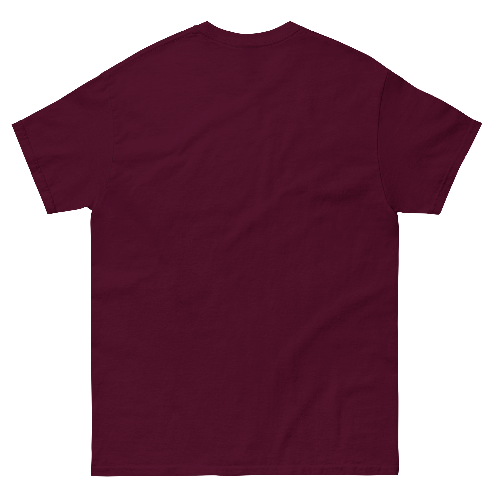 unisex-classic-tee-maroon-back-69a2c4e3ec7ed.jpg