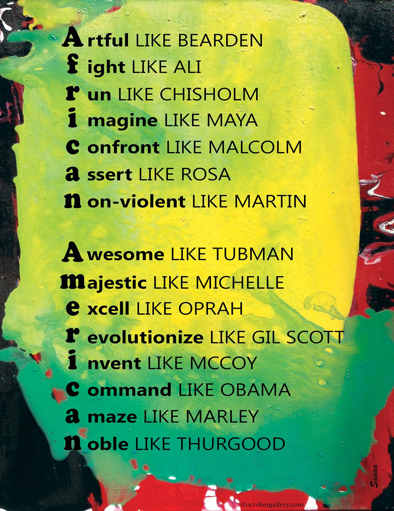 12 Black Art Education Prints - Download