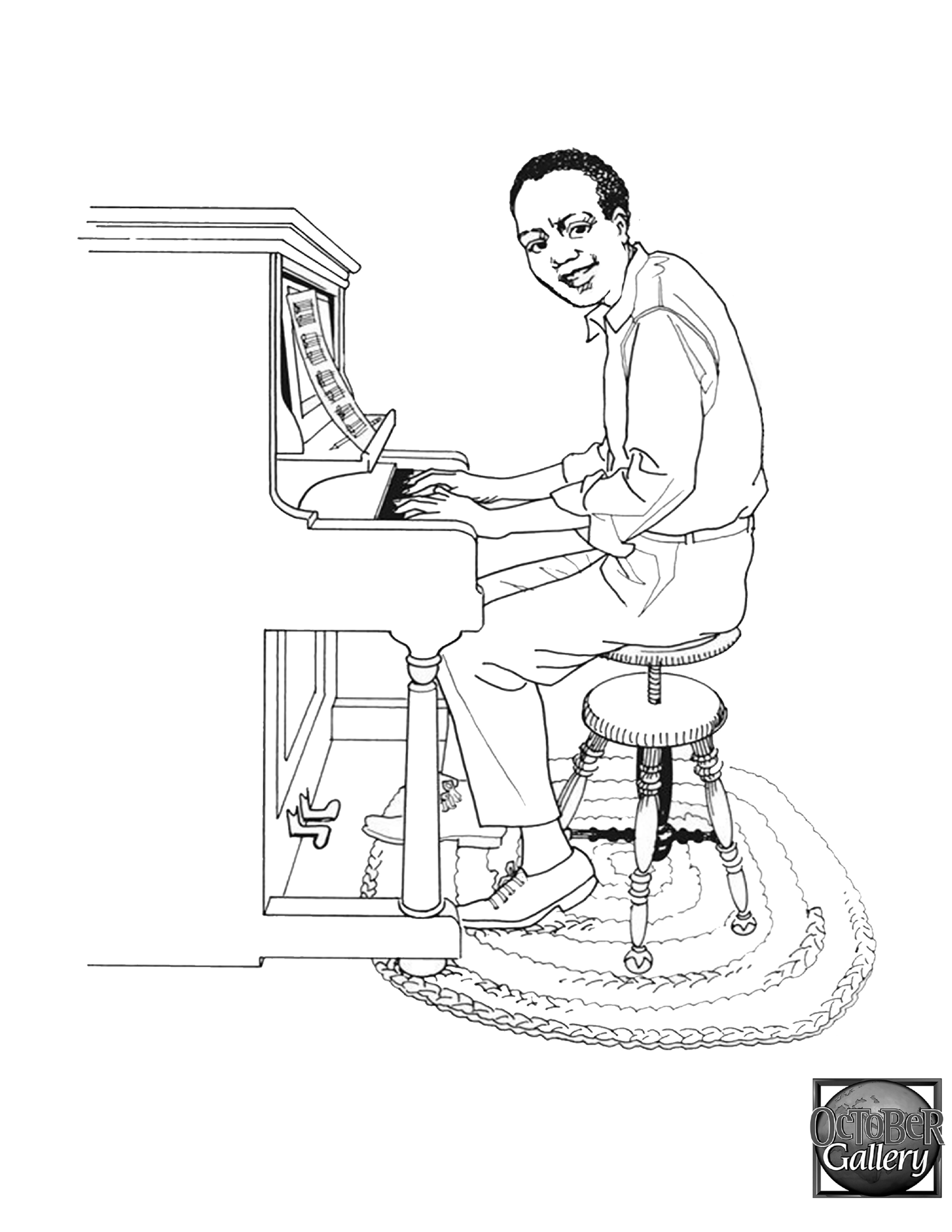122 Page Coloring Book Edited by Mercer Redcross- Download - Image 5