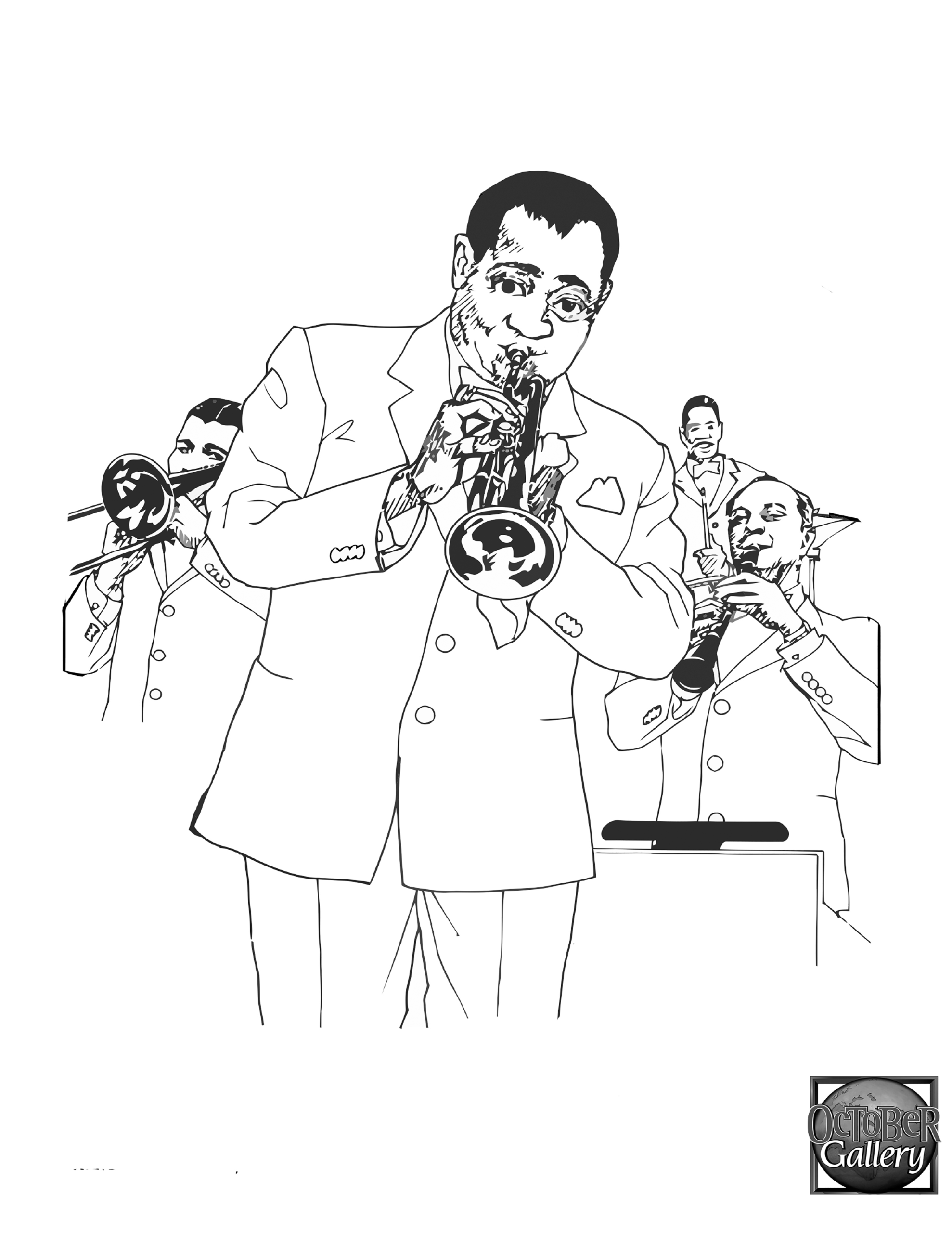122 Page Coloring Book Edited by Mercer Redcross- Download - Image 3