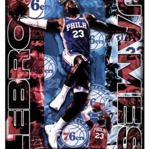 Labron James Sixers Print